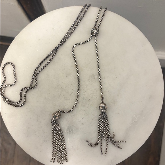 David Yurman Jewelry - David Yurman Authentic Renaissance Tassel Necklace *authentic*